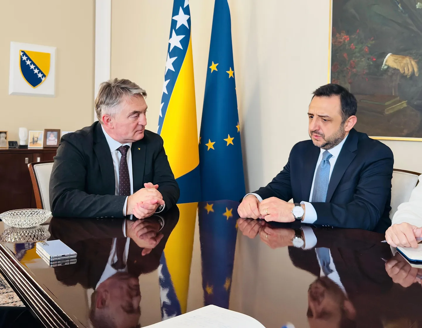 Komšić primio u nastupnu posjetu novoimenovanog turskog ambasadora u BiH